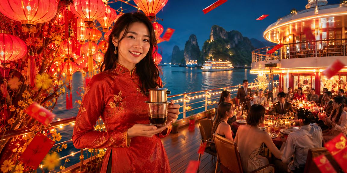 Người dùng tại vịnh Hạ Long xem xổ số và kèo trực tuyến qua điện thoại